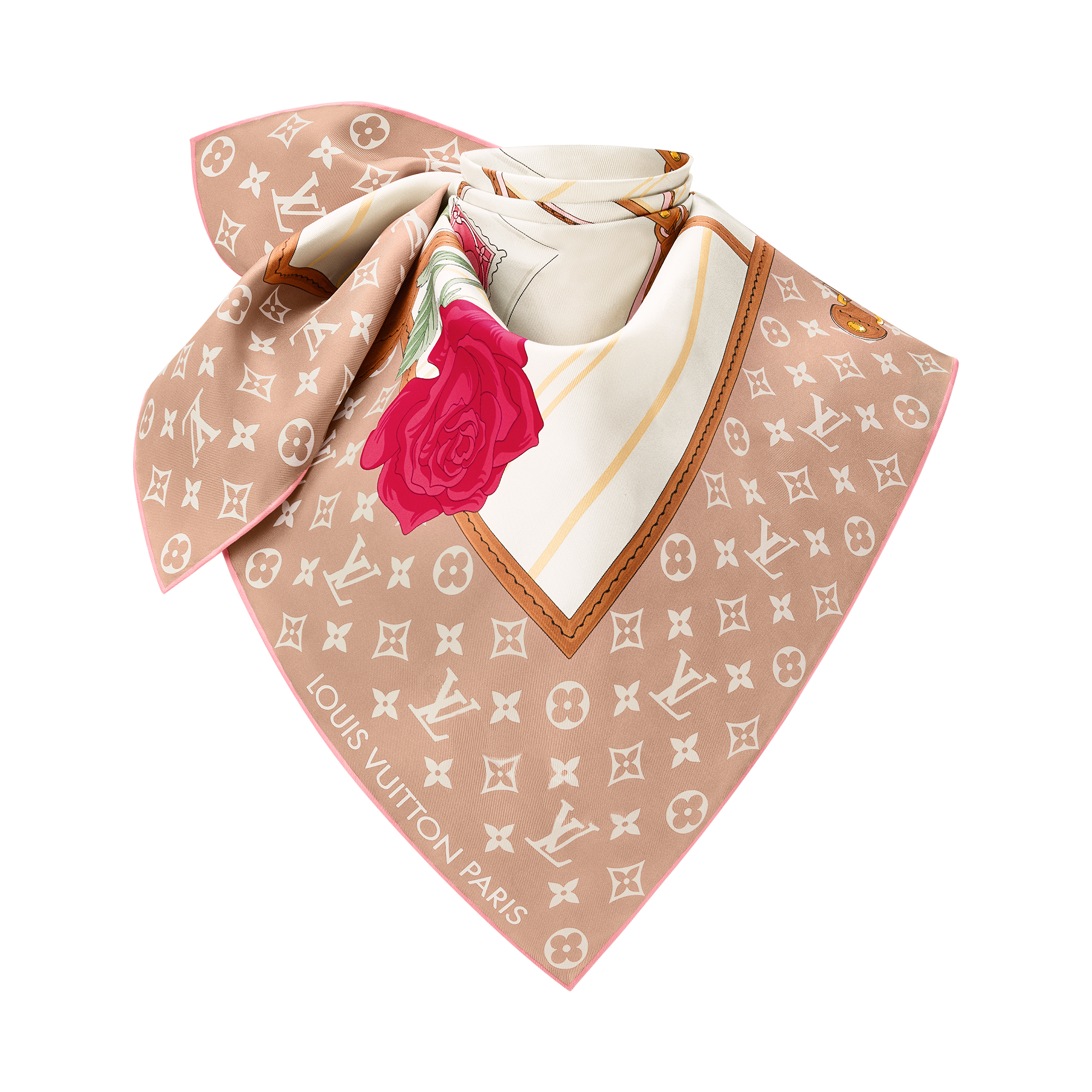 LV x TM Monogram Multicolor Collector Square 90 . - Luxury